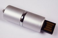 USB flash disk Lipstick mini strieborný 4 GB zn. PROPAG