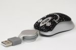 PC Myš Crystal Mini čierny smajlík