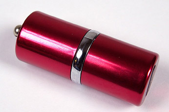USB flash disk Lipstick mini červený 4 GB zn. PROPAG - Kliknutím na obrázok zatvorte -