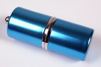 USB flash disk Lipstick mini modrý 4 GB zn. PROPAG - Kliknutím na obrázok zatvorte -