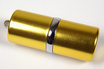 USB flash disk Lipstick mini zlatý 4 GB zn. PROPAG - Kliknutím na obrázok zatvorte -