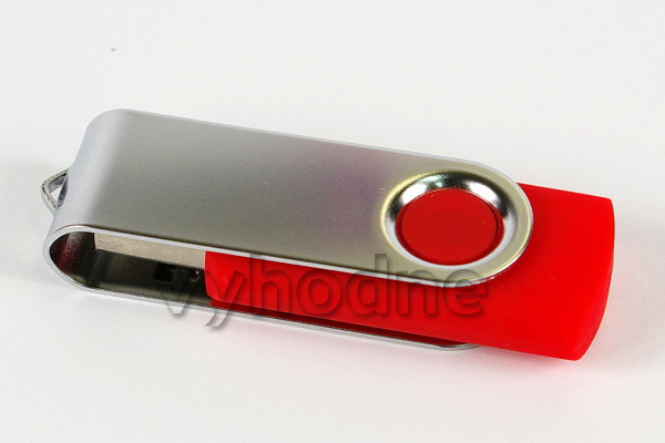 USB flash disk Swivel červený 8 GB zn. PROPAG - Kliknutím na obrázok zatvorte -