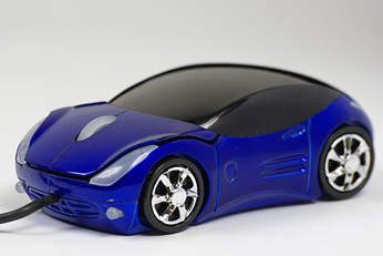 PC myš Modré autíčko - Kliknutím na obrázok zatvorte -